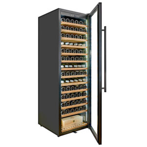 מקרר יין מתקדם עם מדפי עץ נשלפים עד 161 בקבוקים SU-192B