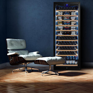 מקרר יין ענק עם מידוף VinoView עד 300 בקבוקים SU-300B