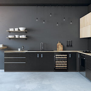 מקרר יין עד 46 בקבוקים שני אזורי קירור אינטגרלי/Free Standing דגם NS-45BD