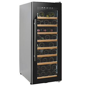 מקרר יין מתקדם עם מדפי עץ עד 43 בקבוקים SU-43B