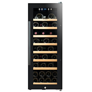 מקרר יין מתקדם עם מדפי עץ עד 43 בקבוקים SU-43B
