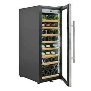מקרר יין מתקדם עם מדפי עץ עד 43 בקבוקים SU-43S