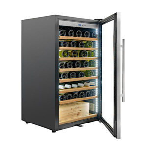 מקרר יין מתקדם עם מדפי עץ עד 75 בקבוקים SU-75S