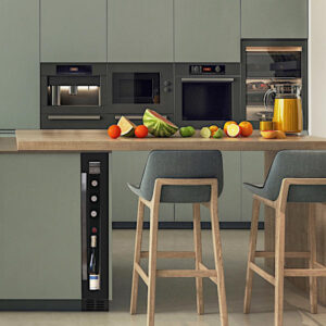 מקרר יין עד 8 בקבוקים אינטגרלי – דגם NS-7B