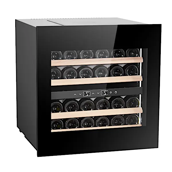 מקרר יין אינטגרלי עילי עד 24 בקבוקים שני אזורי קירור Touch-to-Open דגם SU-24P