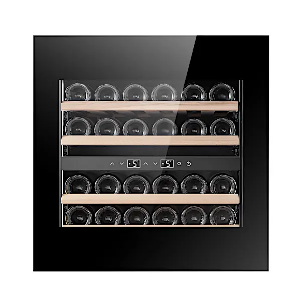 מקרר יין אינטגרלי עילי עד 24 בקבוקים שני אזורי קירור Touch-to-Open דגם SU-24P