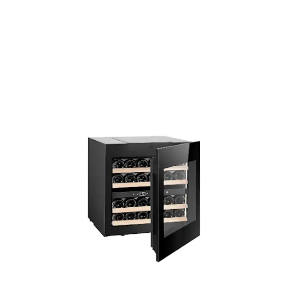 מקרר יין אינטגרלי עילי עד 24 בקבוקים שני אזורי קירור Touch-to-Open דגם SU-24P